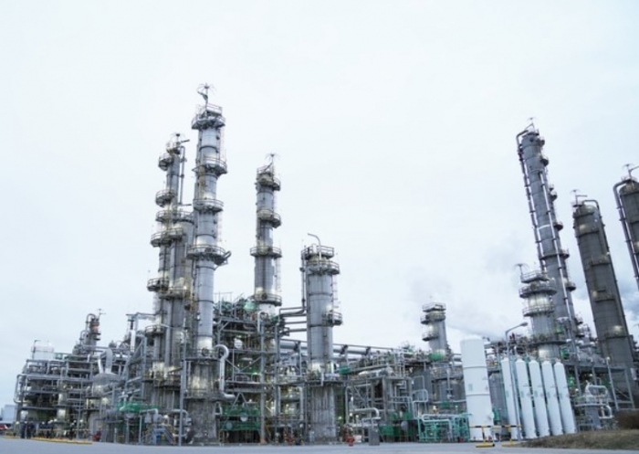 ▲롯데케미칼 충남 서산 대산공장 NC(나프타 크래킹 센터) 공장 전경. ⓒ롯데케미칼