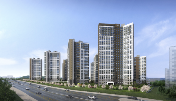 ▲'오산세교 우미린 센트럴시티' 투시도. ⓒ우미건설