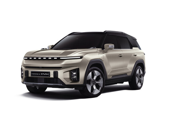 ▲토레스 EVX. ⓒKG모빌리티