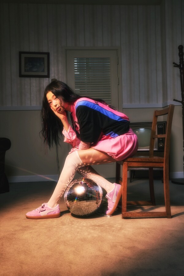 ▲폴더, 팔레르모 빈티지 핑크 화보. ⓒ이랜드