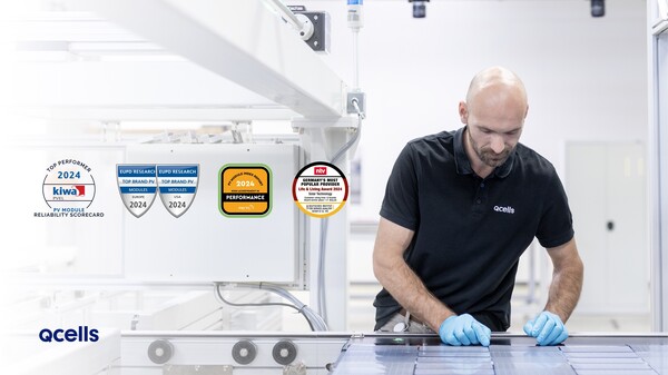 ▲한화큐셀이 최근 미국과 유럽 등 주요 태양광 시장에서 권위있는 글로벌 어워드 4개를 연달아 수상했다. ⓒ한화큐셀