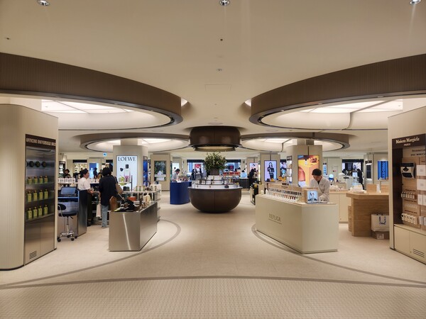 ▲롯데백화점 인천점 프리미엄 뷰티관 전경. ⓒ롯데쇼핑