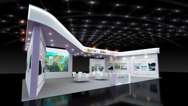 ▲BS산업의 WSCE 참가 부스. ⓒBS산업