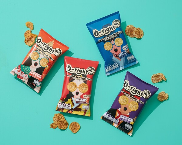 ▲태국에 출시한 O-right 템페칩. ⓒCJ제일제당