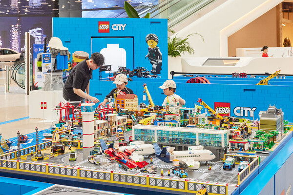 ▲스타필드 안성에 마련된 LEGO CITY 팝업스토어 전경. ⓒ신세계프라퍼티