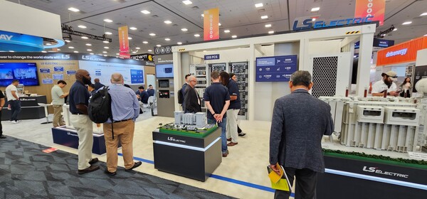 ▲LS일렉트릭 전시장 전경. ⓒLS일렉트릭