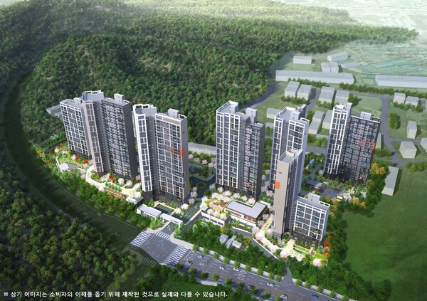 ▲덕계역 한신더휴 포레스트 조감도. ⓒ한신공영