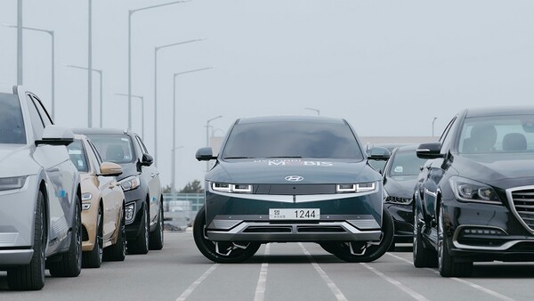 ▲e-코너 시스템 크랩주행. ⓒ현대모비스