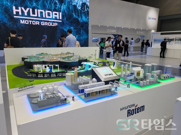 ▲현대차그룹 수소 생태계 브랜드 ‘HTWO’ ⓒ선호균 기자