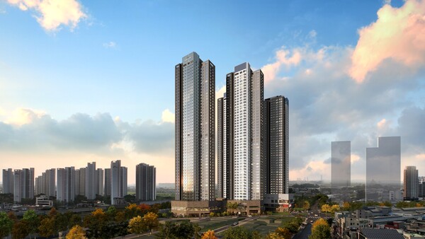 ▲더 플래티넘 스카이헤론 메인투시도. ⓒ쌍용건설