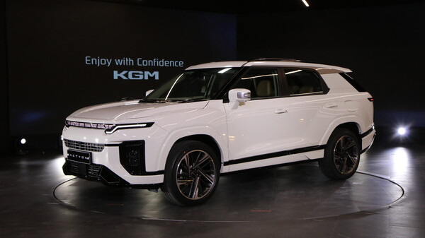 ▲KG모빌리티가 지난 8월 새로 출시한 액티언. ⓒKG모빌리티