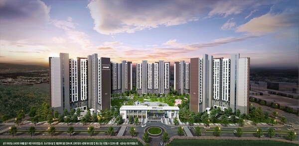▲'익산 부송 아이파크' 투시도. ⓒHDC현대산업개발