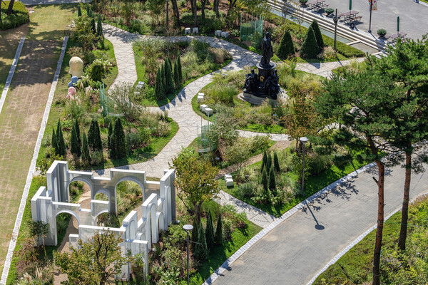 ▲2024 베르테르 가든 전경. ⓒ롯데물산