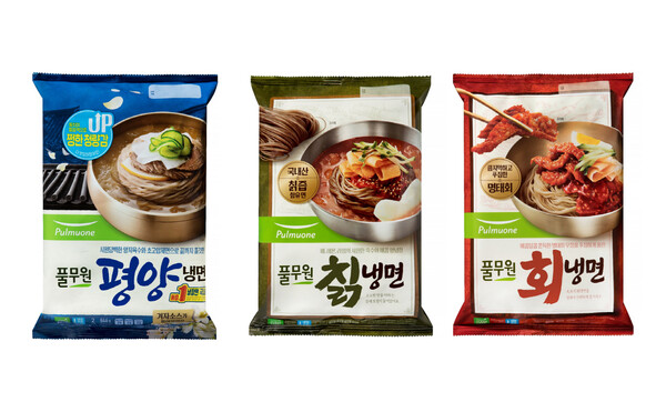 ▲풀무원 냉면 3종. ⓒ풀무원