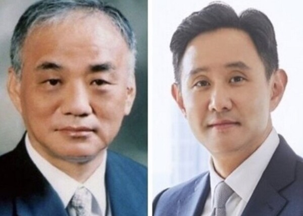 ▲장형진 영풍 고문(왼쪽)과, 최윤범 고려아연 회장 ⓒ 각사