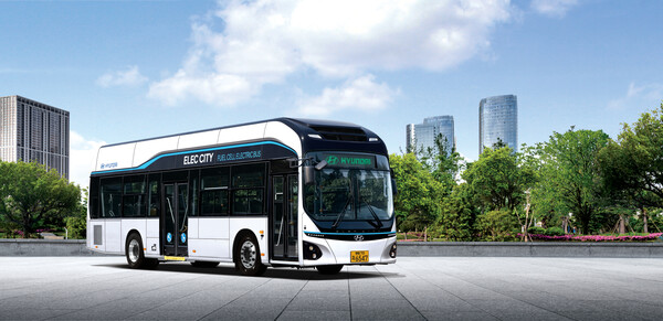 ▲수소전기버스 일렉시티 FCEV. ⓒ현대차