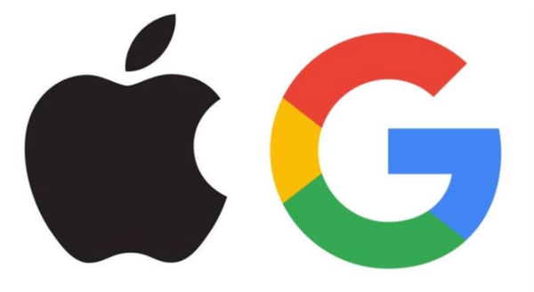 ▲애플과 구글 로고 ⓒ각 사