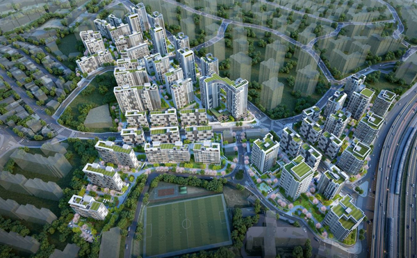 ▲한남4구역 재개발 조감도. ⓒ서울시