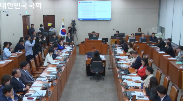 ▲보건복지위원회 국감장 전경. ⓒ국회방송