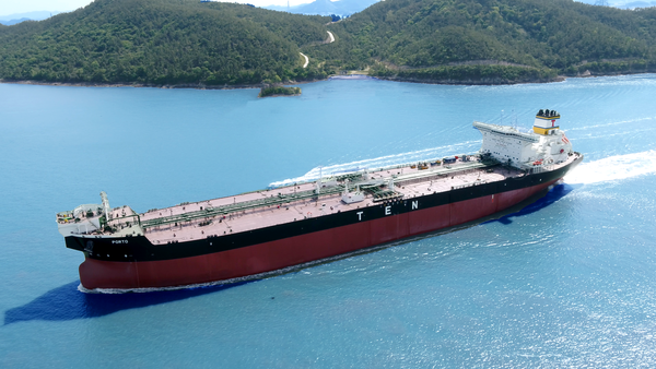 ▲대한조선 셔틀탱커. ⓒ대한조선