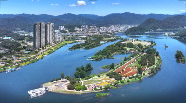 ▲자라섬 수자인 리버페스타 광역 조감도. ⓒ한양