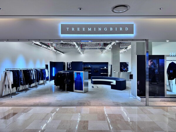 ▲롯데백화점 잠실점 에비뉴엘 지하 1층에 위치한 트리밍버드 팝업 전경. ⓒ롯데쇼핑