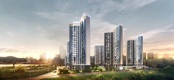 ▲자양7구역 투시도. ⓒDL이앤씨