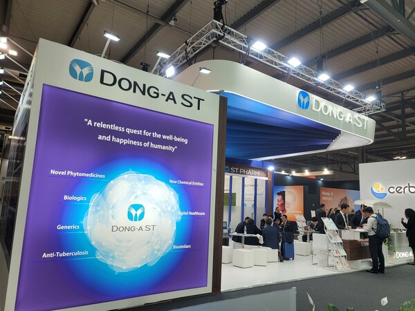 ▲동아ST(동아에스티) CPHI 2024 부스 전경. ⓒ동아ST