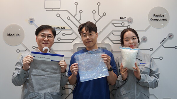 ▲삼성전기가 MLCC 폐필름 새활용 근무복을 도입한다. ⓒ삼성전기