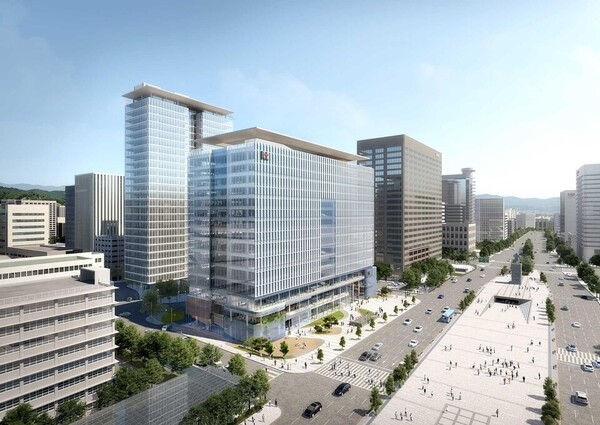 ▲KT 광화문 웨스트 사옥 리모델링 조감도. ⓒKT