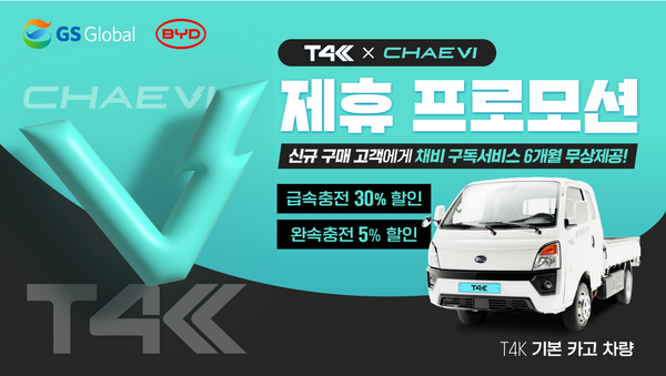▲GS글로벌X채비 제휴 프로모션 포스터. ⓒGS글로벌
