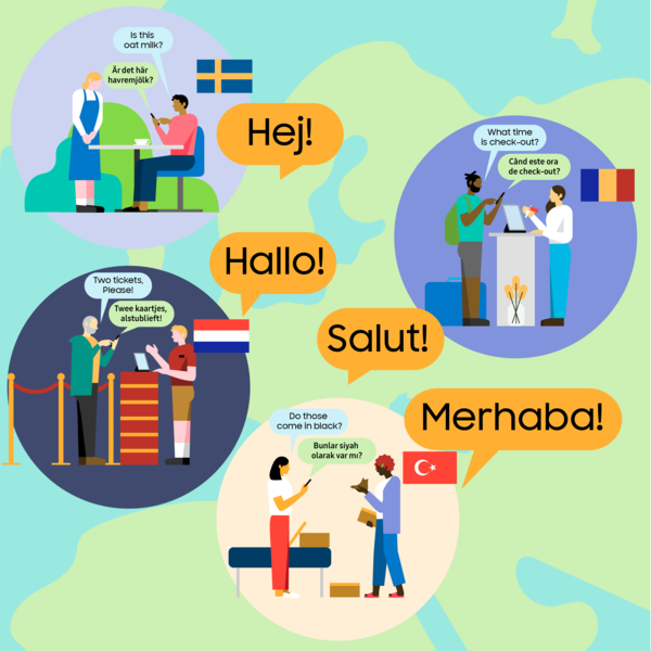 ▲삼성전자가 갤럭시 AI 지원 언어를 기존 16개에서 20개로 확대했다. ⓒ삼성전자