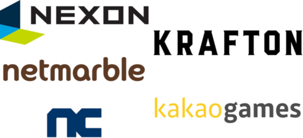 ▲넥슨·넷마블·엔씨소프트·크래프톤·카카오게임즈 CIⓒ각 사
