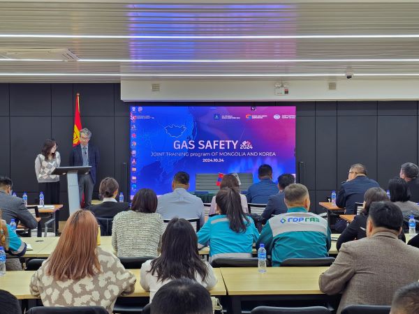 ▲한-몽 공동 가스 안전 교육. ⓒ가스안전공사