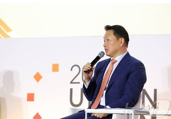 ▲최태원 회장. ⓒSK