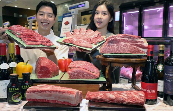 ▲신세계 본점 신세계 암소 한우. ⓒ신세계