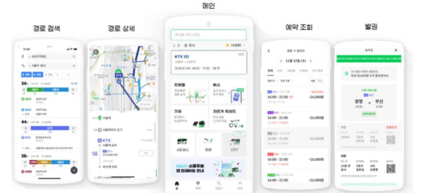 ▲K-MasS 슈퍼무브 앱 이용화면. ⓒ슈퍼무브