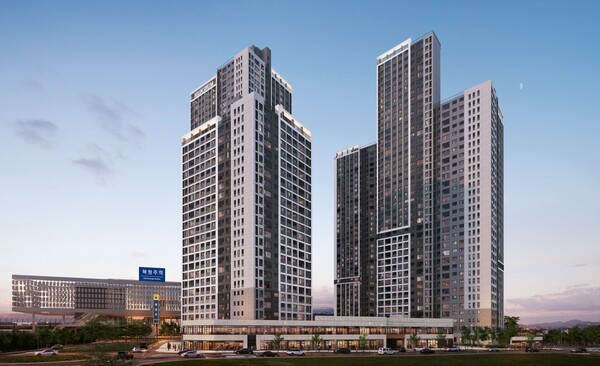 ▲청주테크노폴리스 힐데스하임 더원 투시도. ⓒ원건설