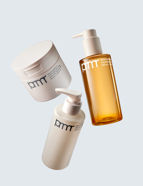 ▲프리메라 마일드 앤 퍼펙트 라인 3종. ⓒ아모레퍼시픽