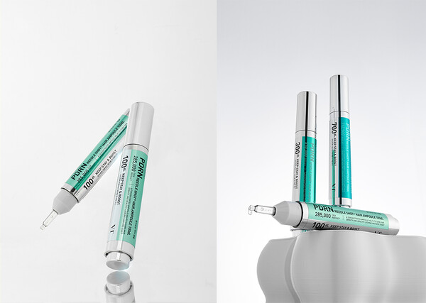 ▲CJ온스타일이 브이티와 손잡고 직접 기획해 선보인 PDRN 리들샷 헤어 앰플 3종 이미지. ⓒCJ온스타일