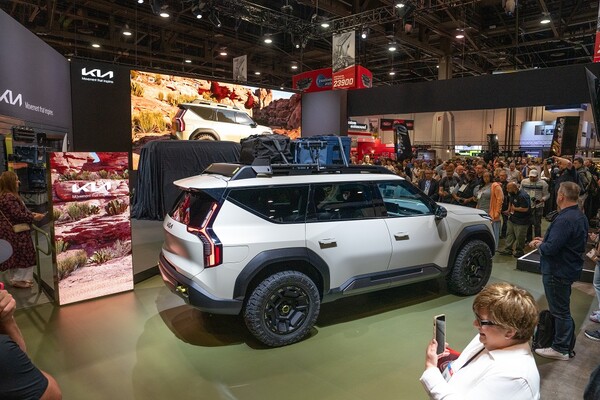 ▲SEMA 2024 현장에 전시된 EV9 어드벤처 콘셉트. ⓒ기아