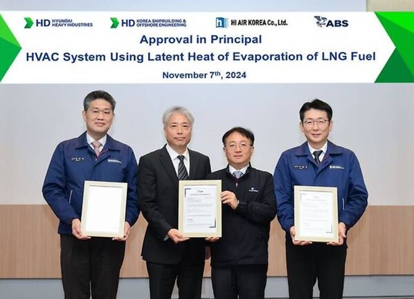 ▲HD현대중공업이 버려지는 에너지를 재활용하는 친환경 선박 공조시스템 개발에 성공했다. ⓒ HD현대중공업