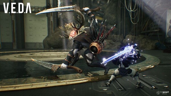 ▲국내 개발사 트라이펄게임즈에서 개발 중인 소울라이크 게임 베다(V.E.D.A). ⓒ스마일게이트