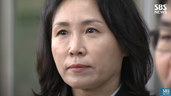 ▲김혜경 씨 공판 관련 뉴스 방송 캡처. ⓒSBS