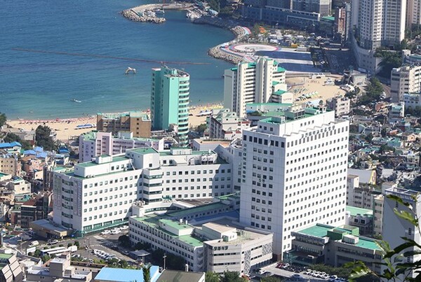 ▲고신대학교복음병원 전경.