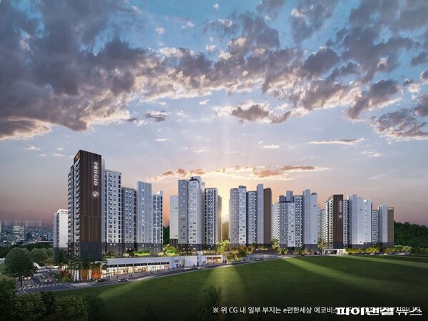 ▲ ‘검단신도시 푸르지오 더 파크’ 투시도. ⓒ대우건설