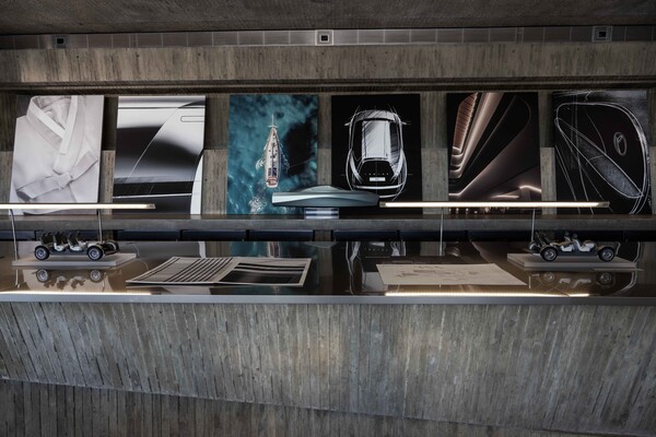 ▲아이오닉 9의 디자인과 공간성에 대한 개발 과정을 담은 전시물들. ⓒ현대자동차