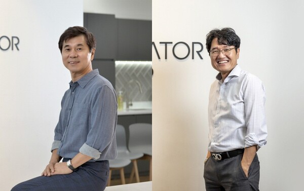 ▲김종서(왼쪽)우길수 아톤 대표이사ⓒ아톤