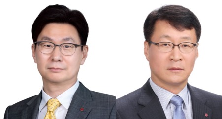 ▲LG전자 김영락 한국영업본부장 사장, 이재성 ES사업본부장 부사장. ⓒLG전자