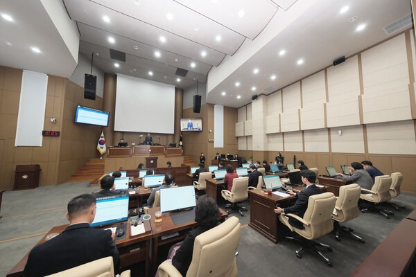 ▲제272회 제2차 정례회. ⓒ마포구의회